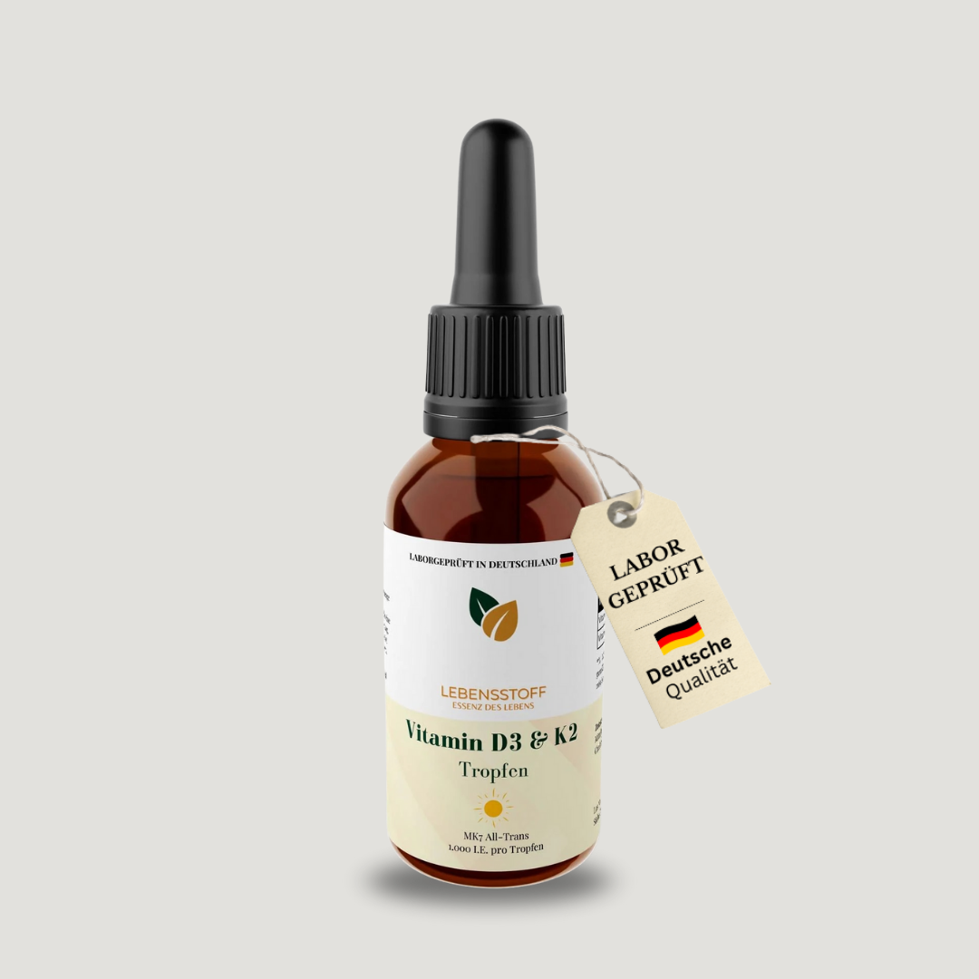 Vitamin D3 + K2 - 1.700 Tropfen (1.000 I.E.) - 50ml