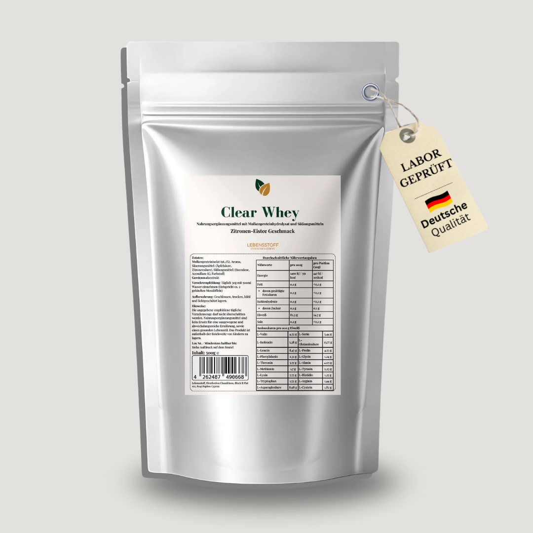 Clear Whey Protein Eistee Zitrone - 500g