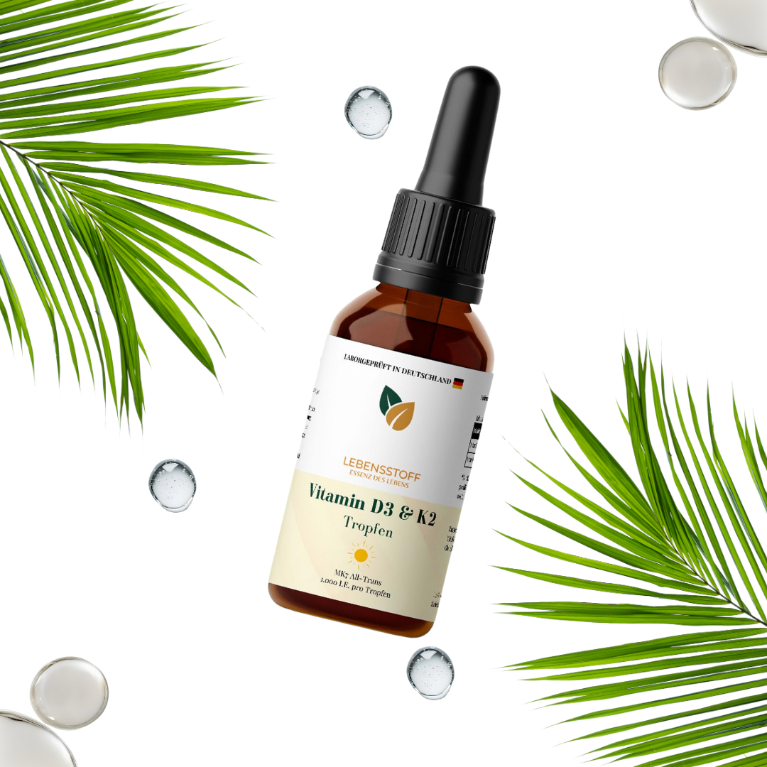 Vitamin D3 + K2 - 1.700 Tropfen (1.000 I.E.) - 50ml