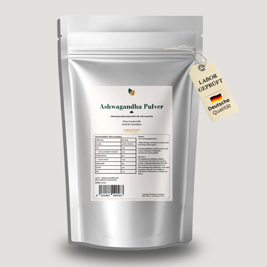 Ashwagandha Pulver - 500g Doypack